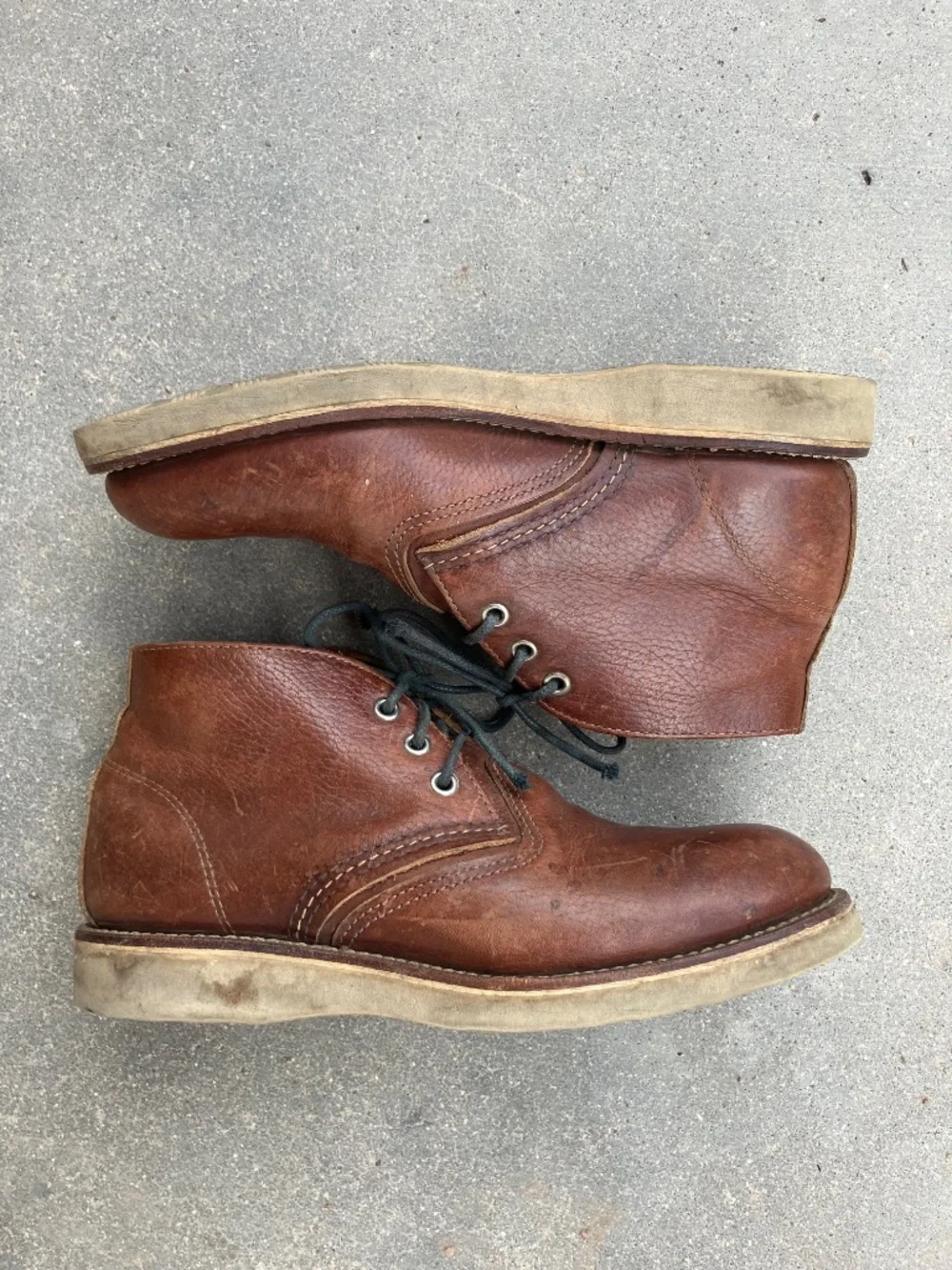 Red Wing 3141 Work Chukka Sz 7US Brown Leather Shoes